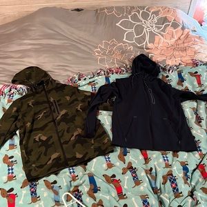 2-hoodies size mens small